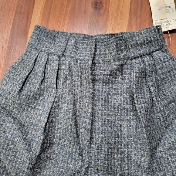 NWT New Expressions by Bobbie Brooks High Rise Pleated Front Lined  Wool… - Picture 3 of 16